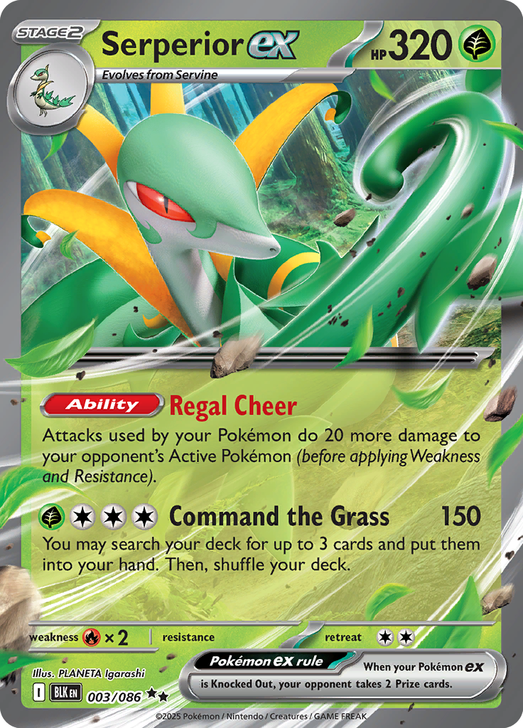 Vileplume Pokemon card #003 from Black Bolt TCG set - high resolution trading card image
