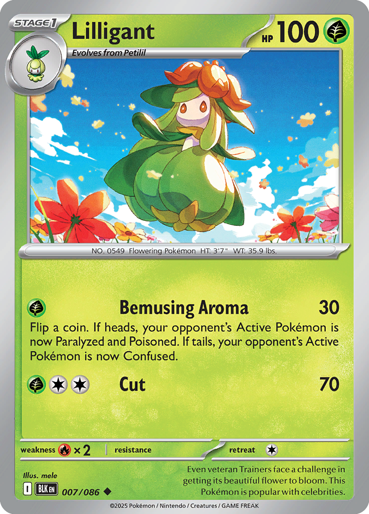 Charmeleon Pokemon card #007 from Black Bolt TCG set - high resolution trading card image