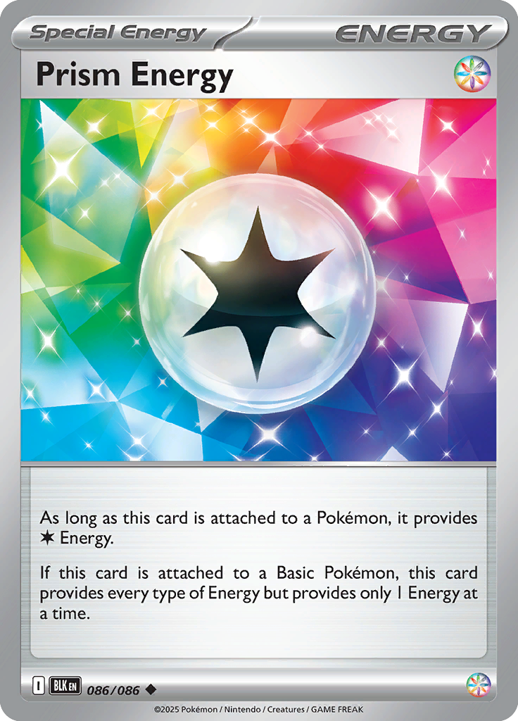 Prism Energy Pokemon card #086 from Black Bolt TCG set - high resolution trading card image
