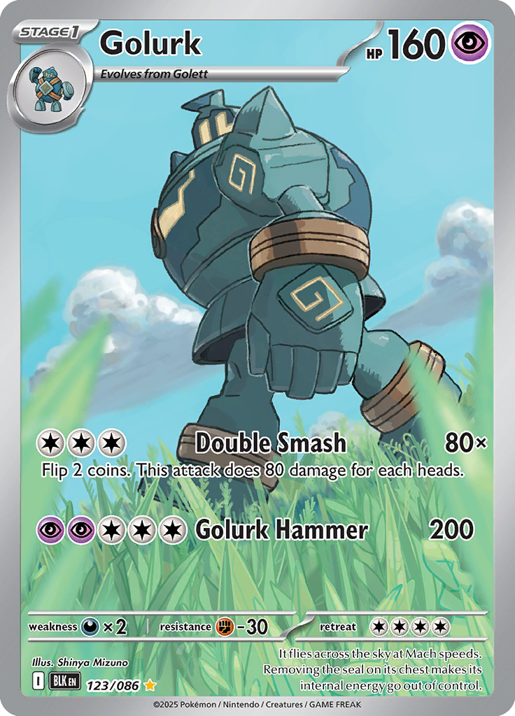 Elgyem Pokemon card #123 from Black Bolt TCG set - high resolution trading card image