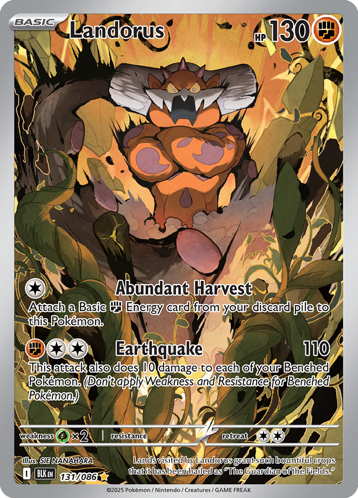 Throh Pokemon card #131 from Black Bolt TCG set - high resolution trading card image