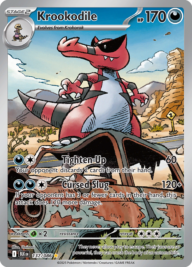 Scolipede Pokemon card #137 from Black Bolt TCG set - high resolution trading card image