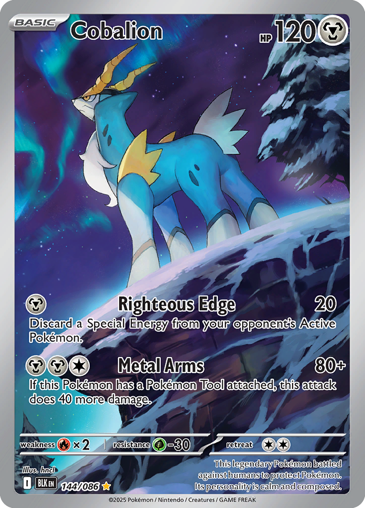 Pawniard Pokemon card #144 from Black Bolt TCG set - high resolution trading card image