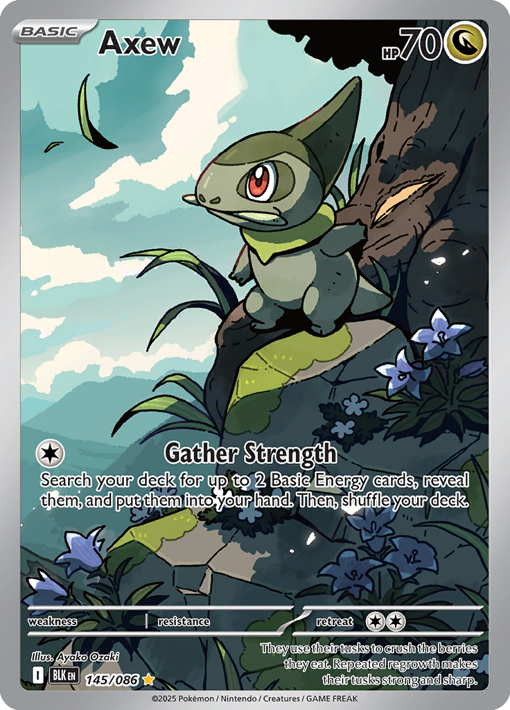 Bisharp Pokemon card #145 from Black Bolt TCG set - high resolution trading card image
