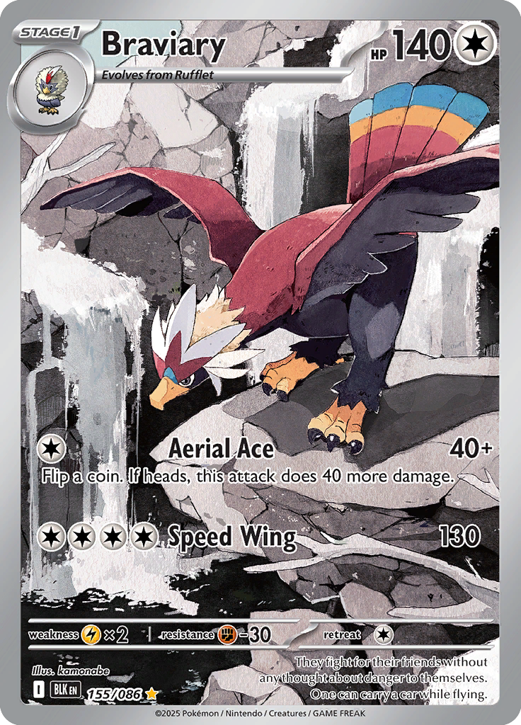 Cinccino Pokemon card #155 from Black Bolt TCG set - high resolution trading card image