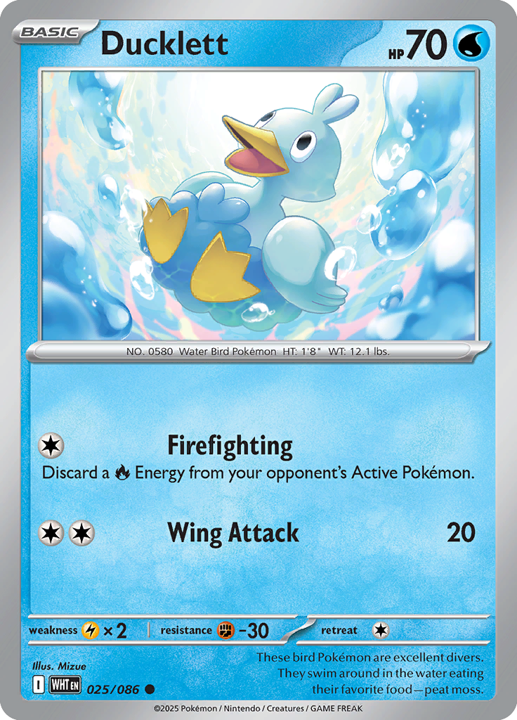 Vanillish Pokemon card #025 from White Flare TCG set - high resolution trading card image