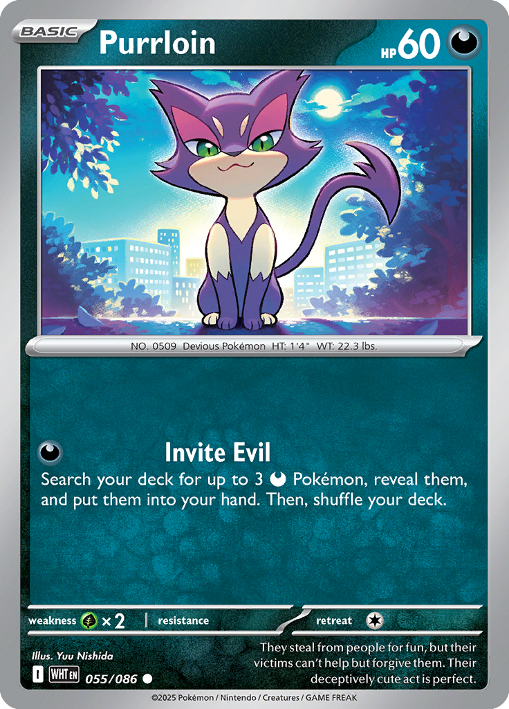 Scrafty Pokemon card #055 from White Flare TCG set - high resolution trading card image