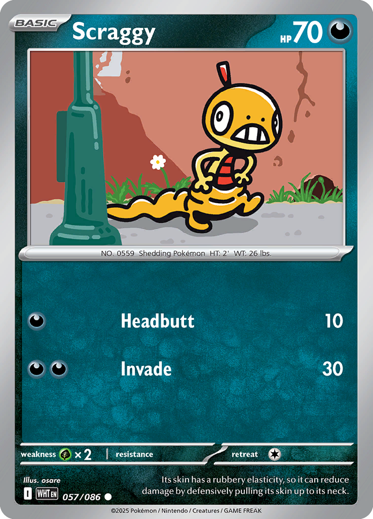 Garbodor Pokemon card #057 from White Flare TCG set - high resolution trading card image
