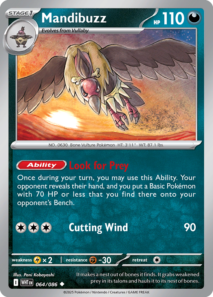 Ferrothorn Pokemon card #064 from White Flare TCG set - high resolution trading card image