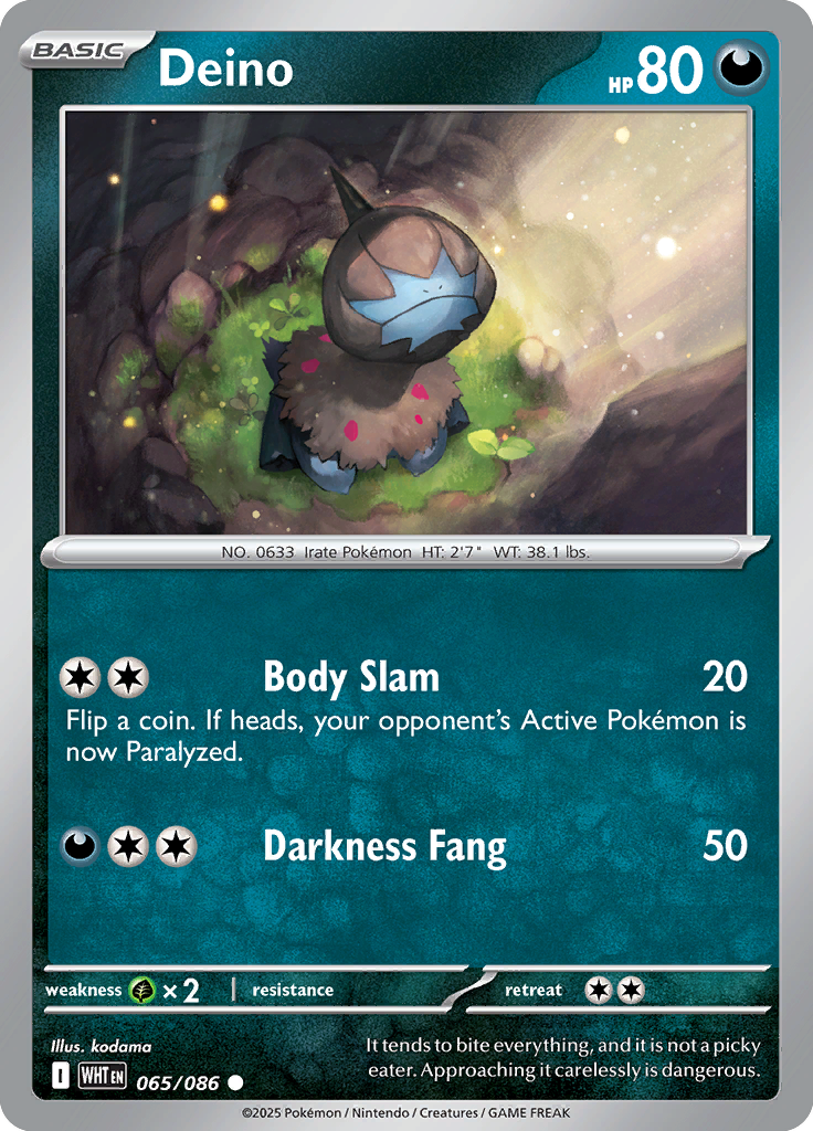 Klink Pokemon card #065 from White Flare TCG set - high resolution trading card image