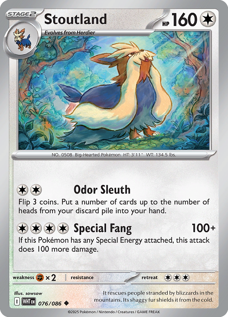 Rufflet Pokemon card #076 from White Flare TCG set - high resolution trading card image