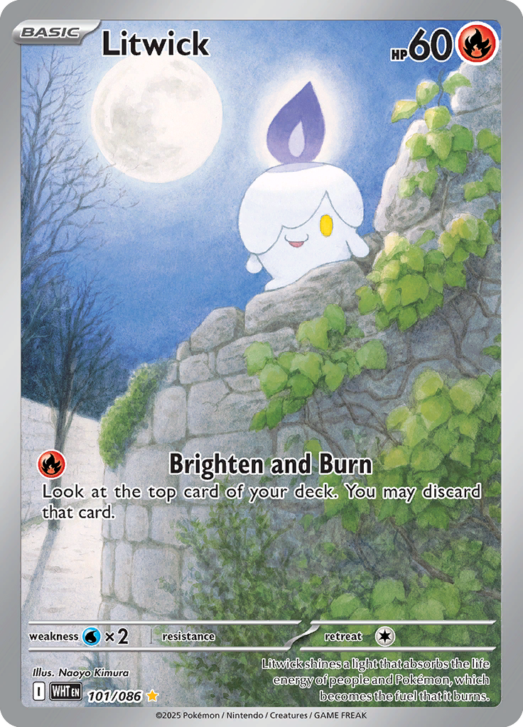 Heatmor Pokemon card #101 from White Flare TCG set - high resolution trading card image