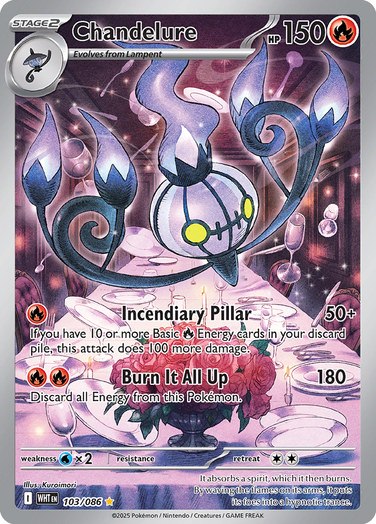 Dewott Pokemon card #103 from White Flare TCG set - high resolution trading card image