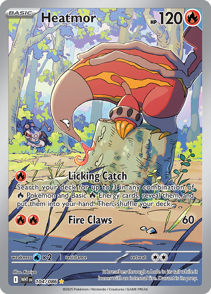 Samurott Pokemon card #104 from White Flare TCG set - high resolution trading card image