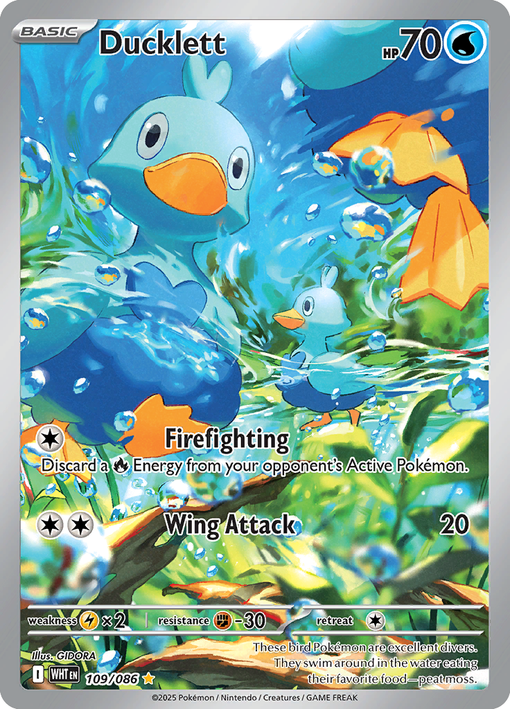 Vanillish Pokemon card #109 from White Flare TCG set - high resolution trading card image