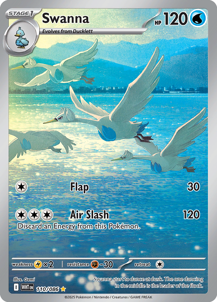 Vanilluxe Pokemon card #110 from White Flare TCG set - high resolution trading card image
