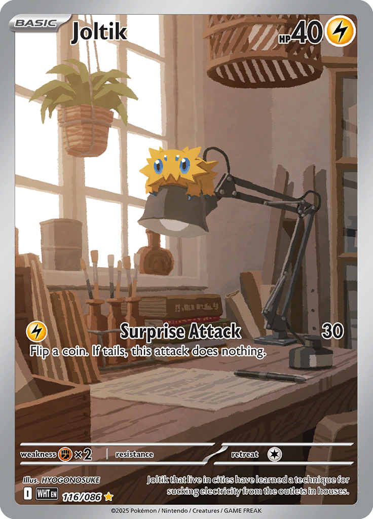 Woobat Pokemon card #116 from White Flare TCG set - high resolution trading card image