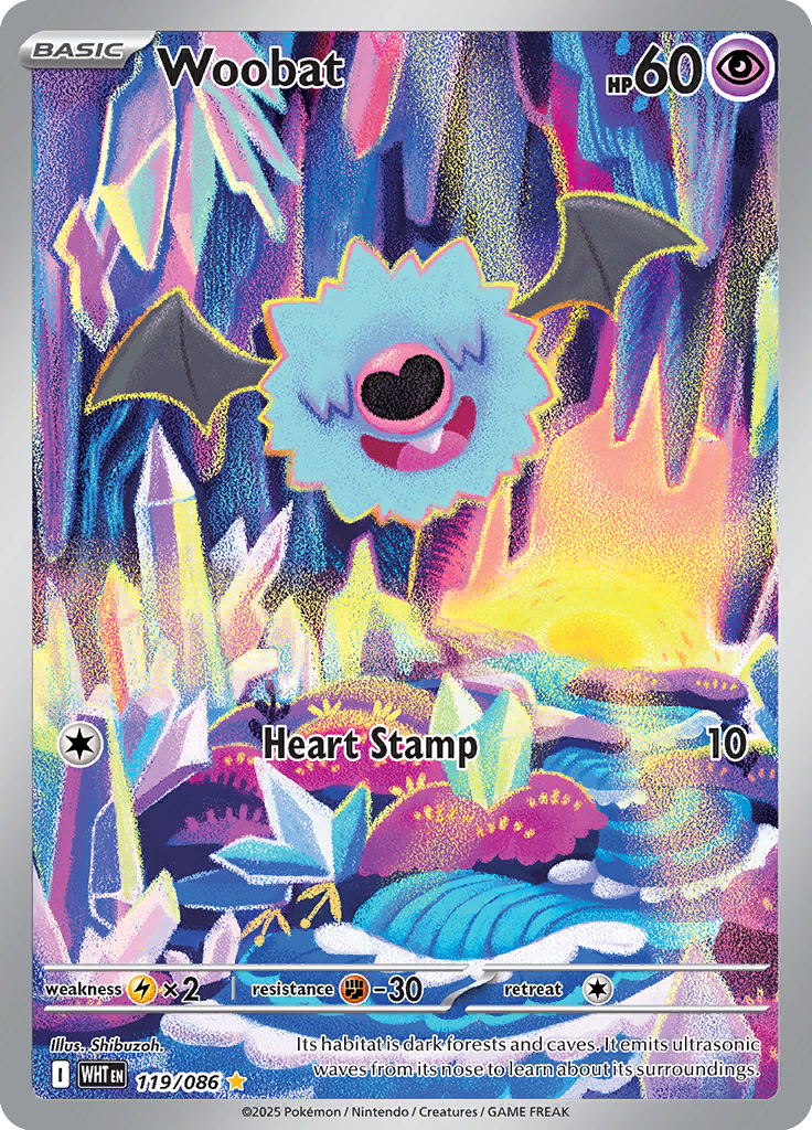 Yamask Pokemon card #119 from White Flare TCG set - high resolution trading card image
