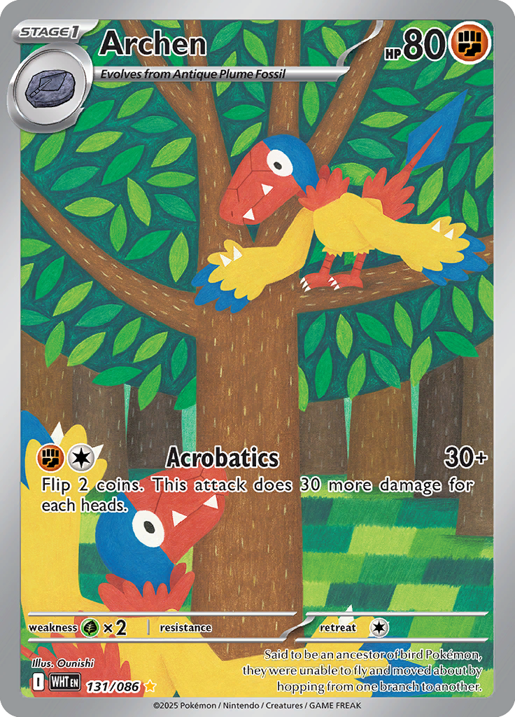 Mienshao Pokemon card #131 from White Flare TCG set - high resolution trading card image