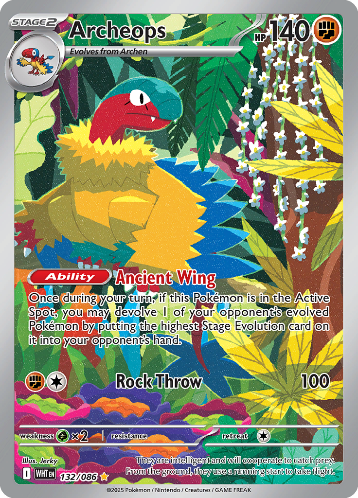 Terrakion Pokemon card #132 from White Flare TCG set - high resolution trading card image