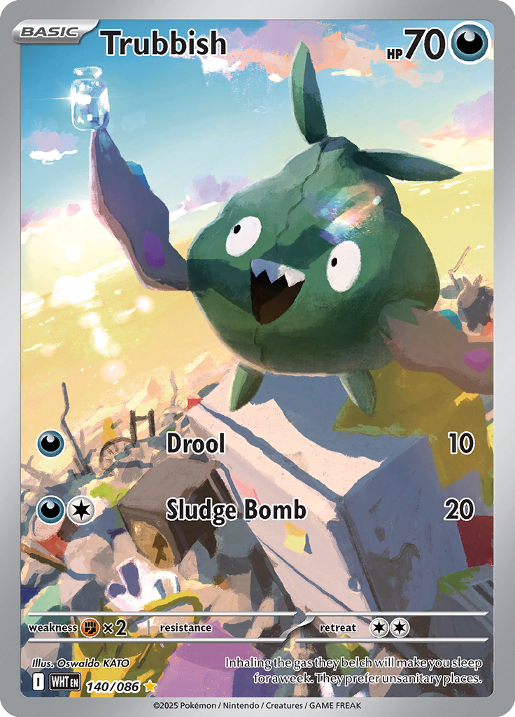 Zoroark Pokemon card #140 from White Flare TCG set - high resolution trading card image
