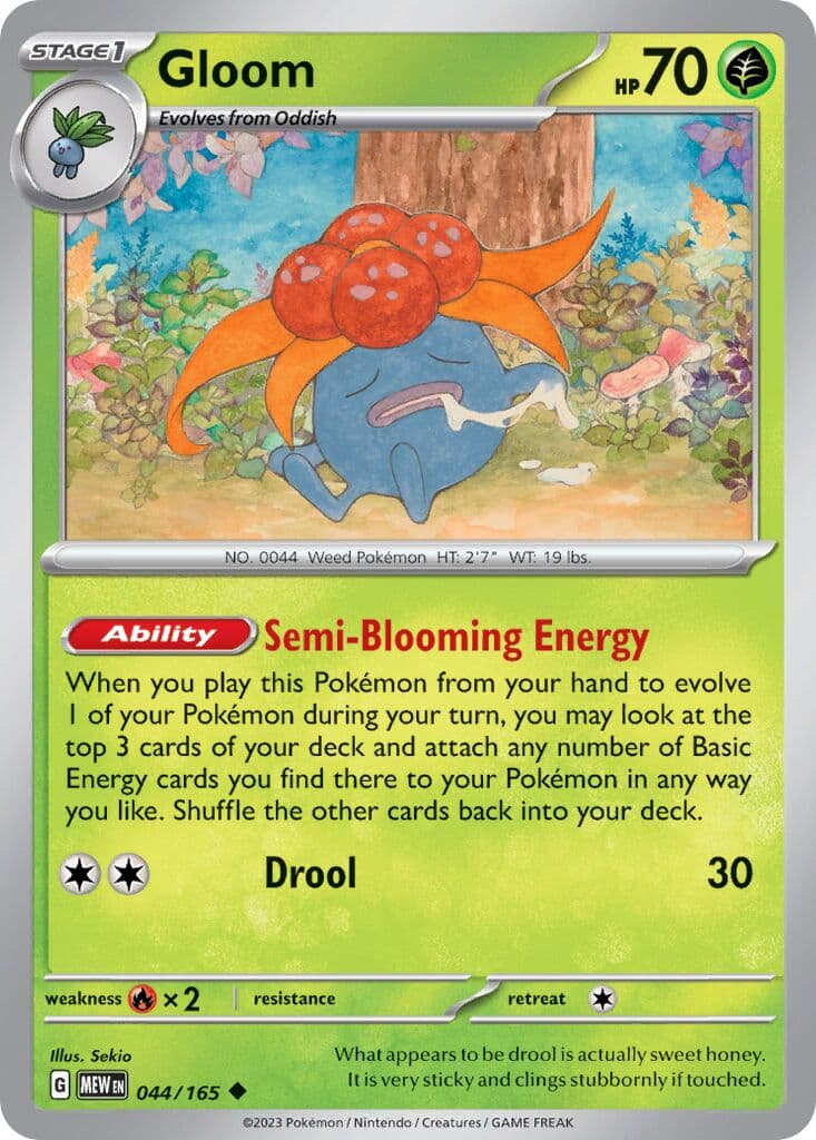 Scarlet & Violet 151 Pokemon card #044 - high resolution TCG trading card image