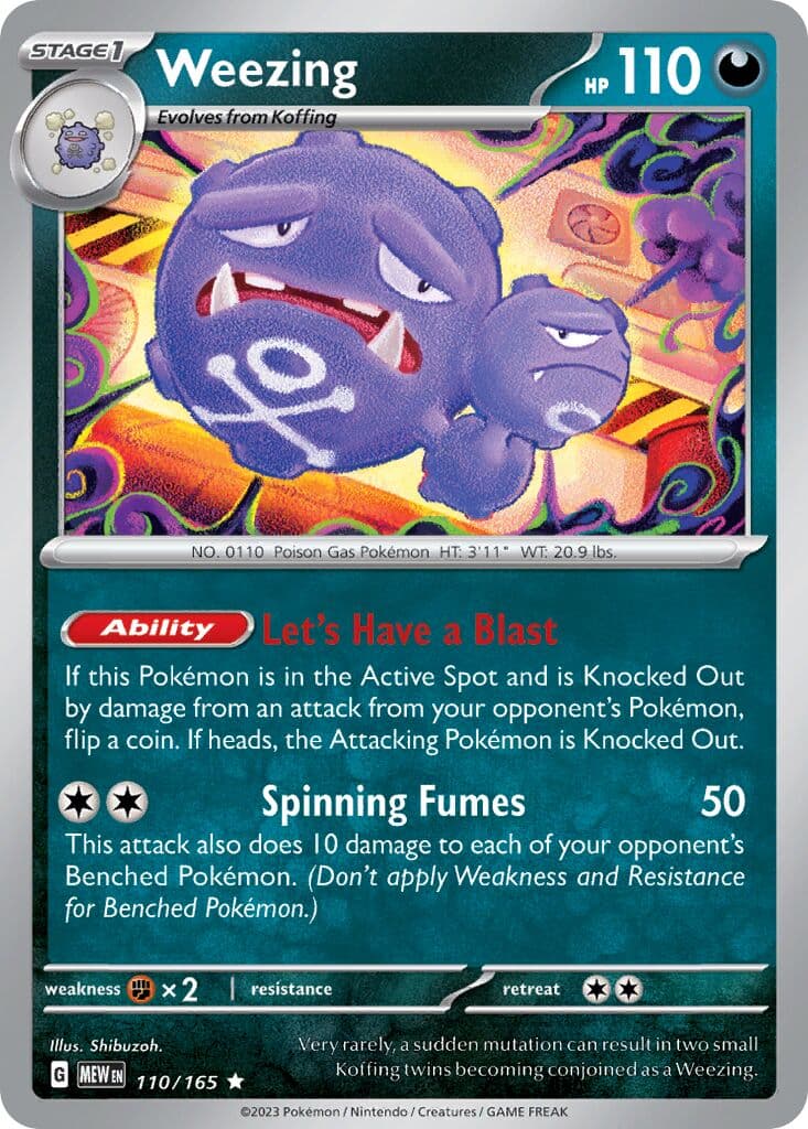 Scarlet & Violet 151 Pokemon card #110 - high resolution TCG trading card image