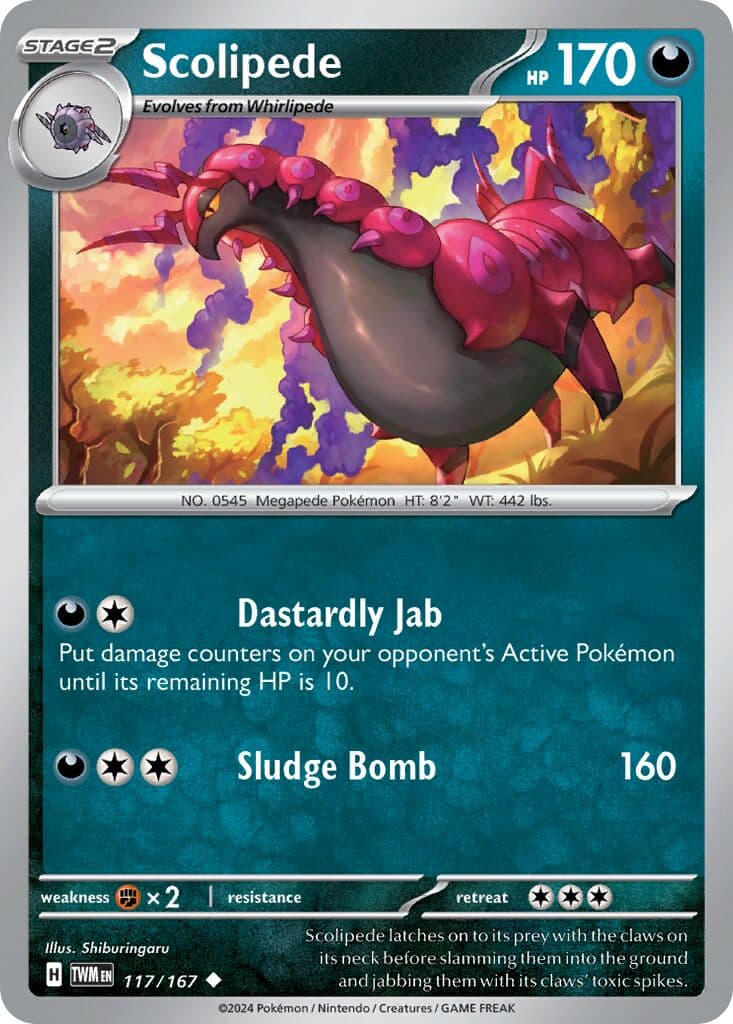 Twilight Masquerade Pokemon card #117 - high resolution TCG trading card image