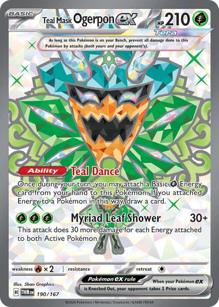 Twilight Masquerade Pokemon card #190 - high resolution TCG trading card image