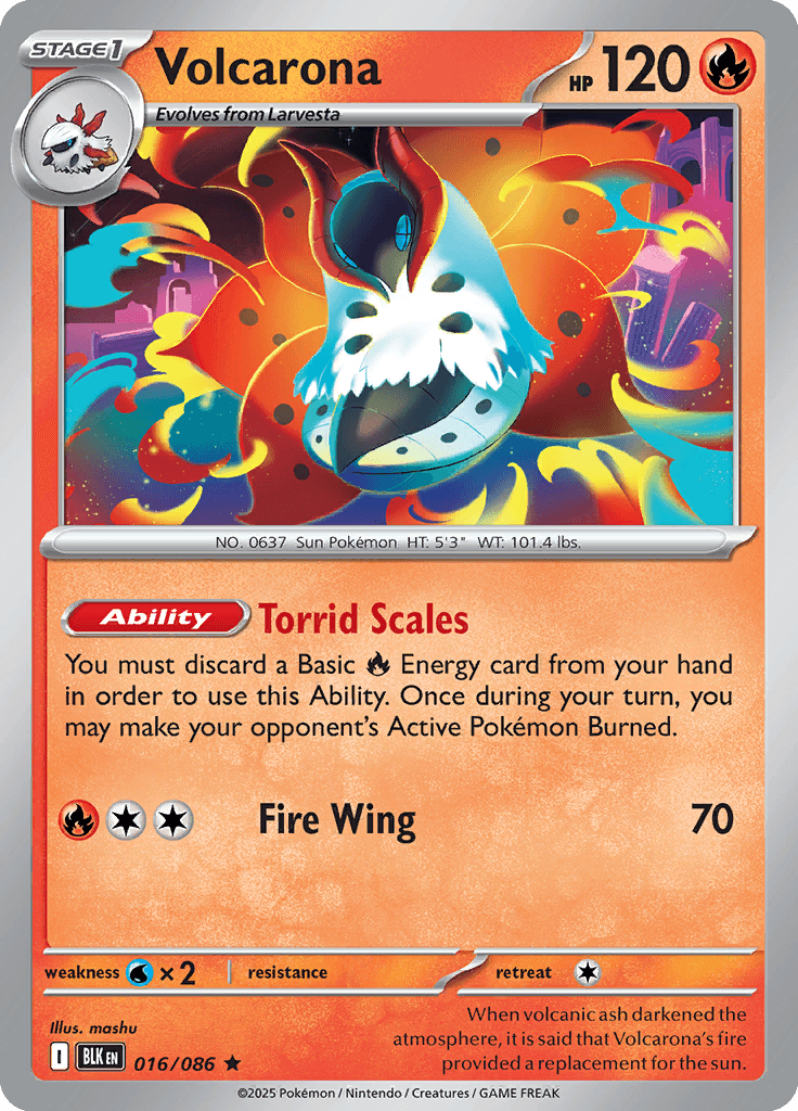 Black Bolt Pokemon card #016 - high resolution TCG trading card image