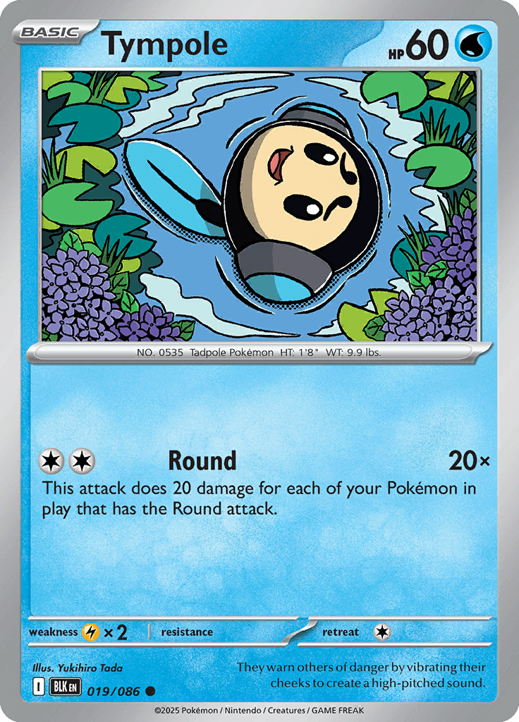 Black Bolt Pokemon card #019 - high resolution TCG trading card image