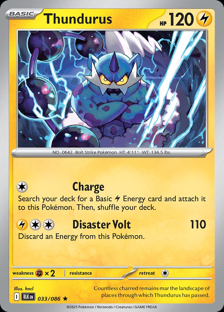 Black Bolt Pokemon card #033 - high resolution TCG trading card image