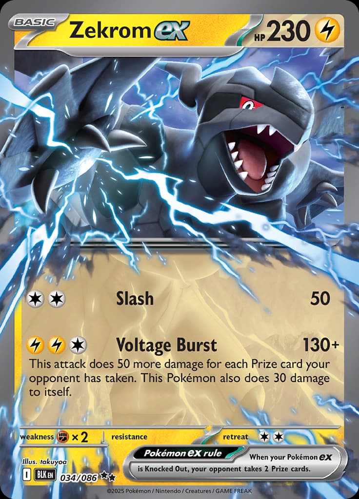 Black Bolt Pokemon card #034 - high resolution TCG trading card image