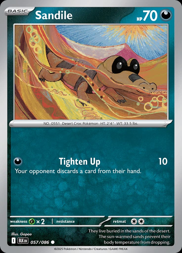 Black Bolt Pokemon card #057 - high resolution TCG trading card image