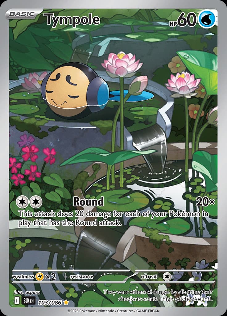 Black Bolt Pokemon card #103 - high resolution TCG trading card image