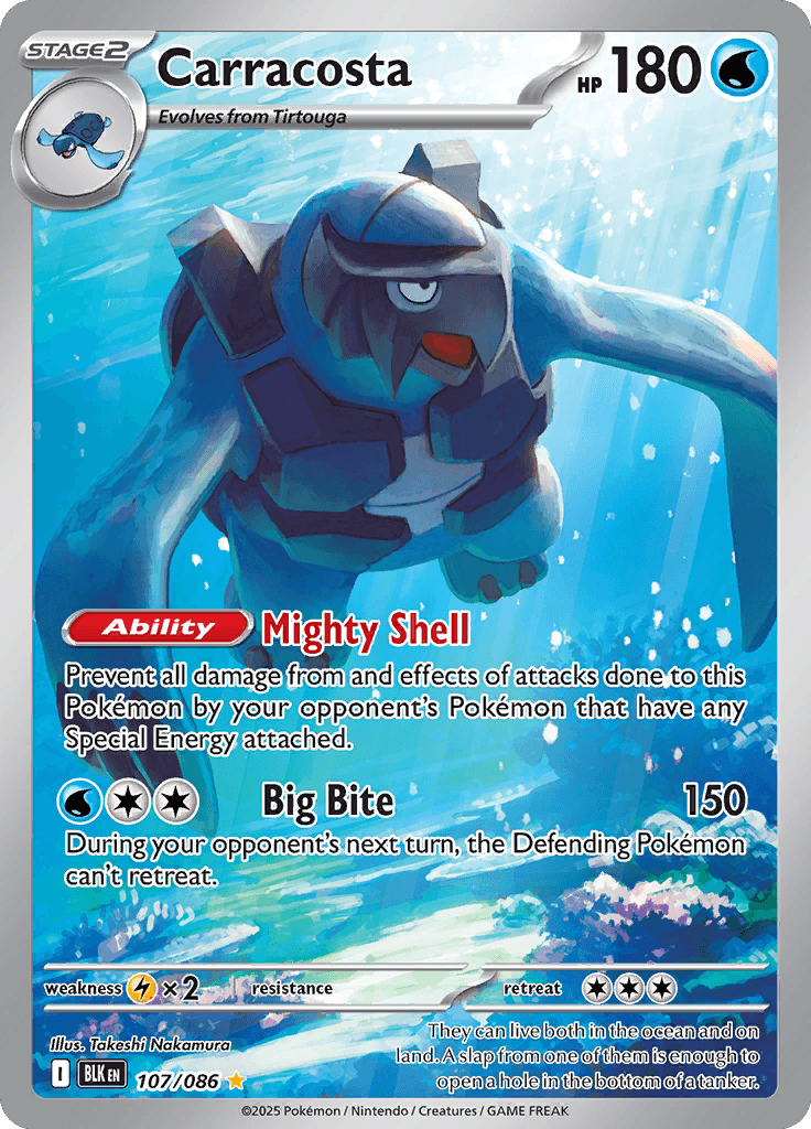 Black Bolt Pokemon card #107 - high resolution TCG trading card image