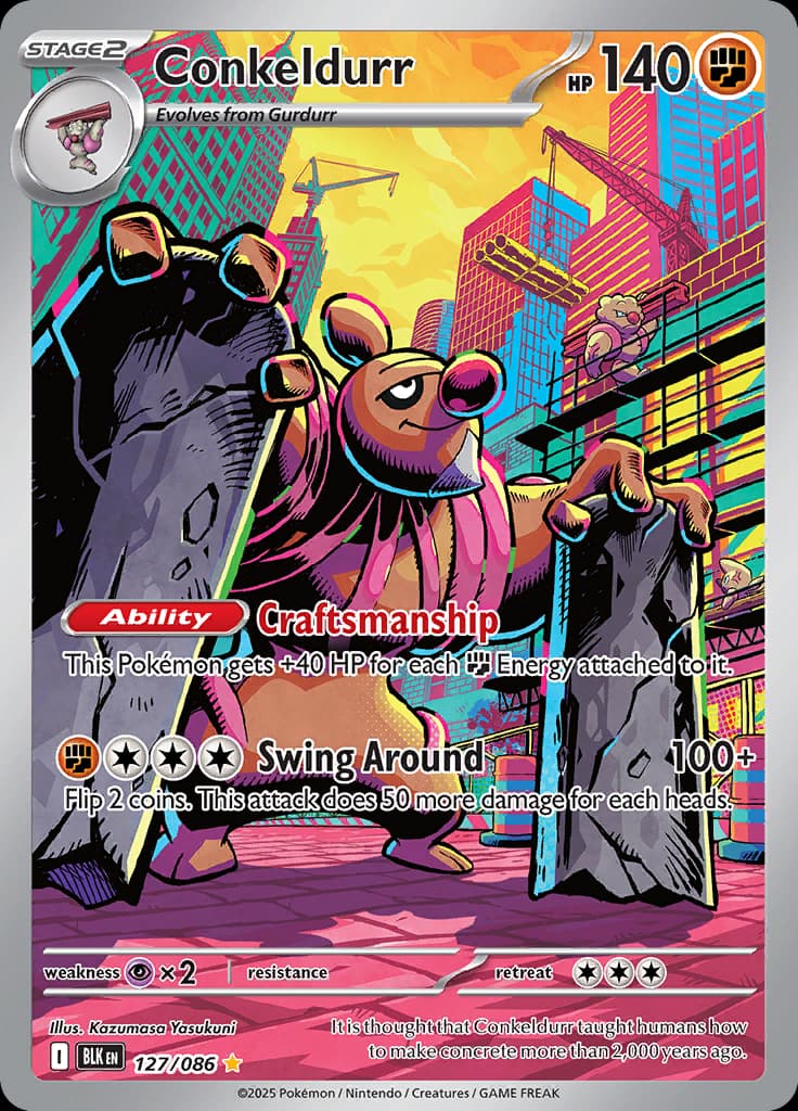 Black Bolt Pokemon card #127 - high resolution TCG trading card image