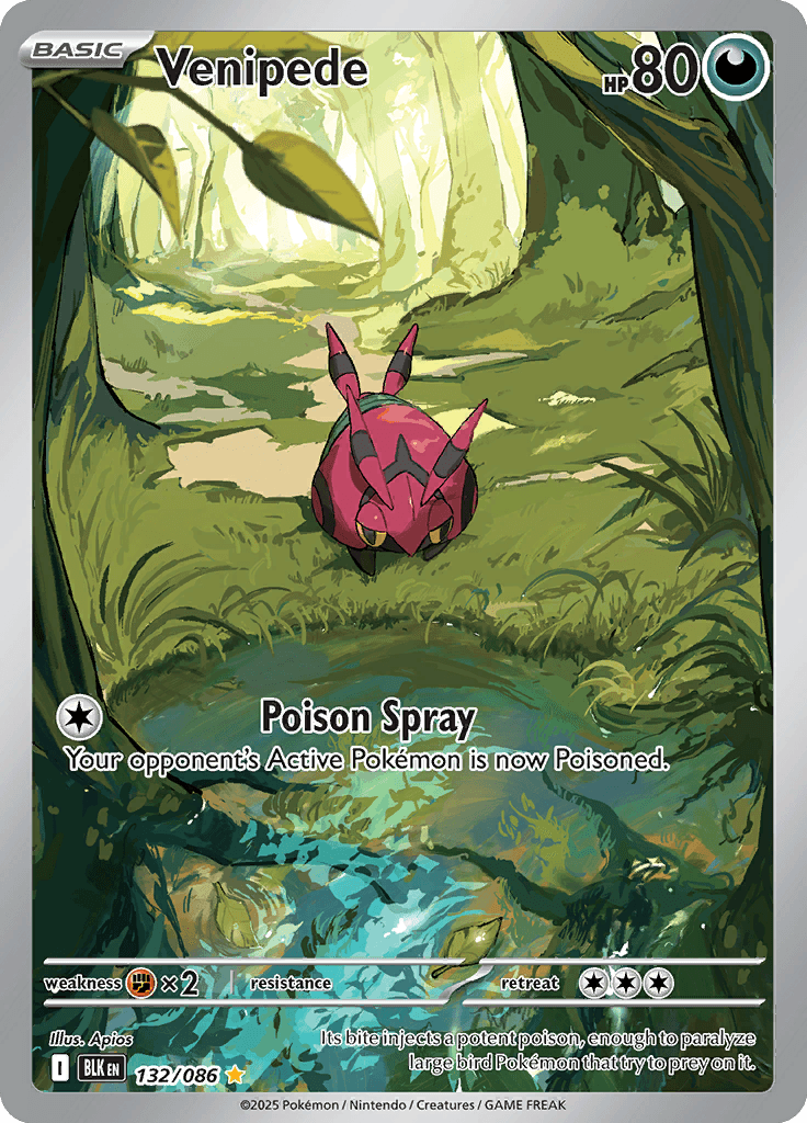 Black Bolt Pokemon card #132 - high resolution TCG trading card image