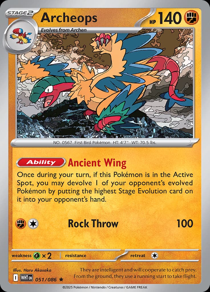 White Flare Pokemon card #051 - high resolution TCG trading card image