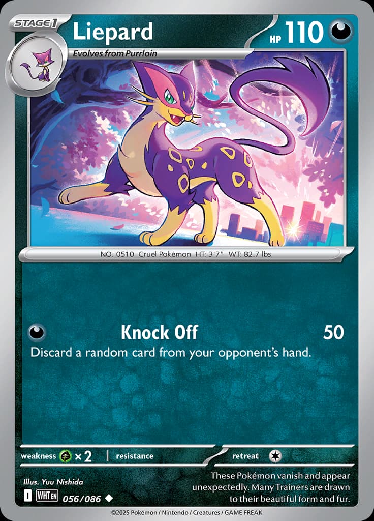 White Flare Pokemon card #056 - high resolution TCG trading card image