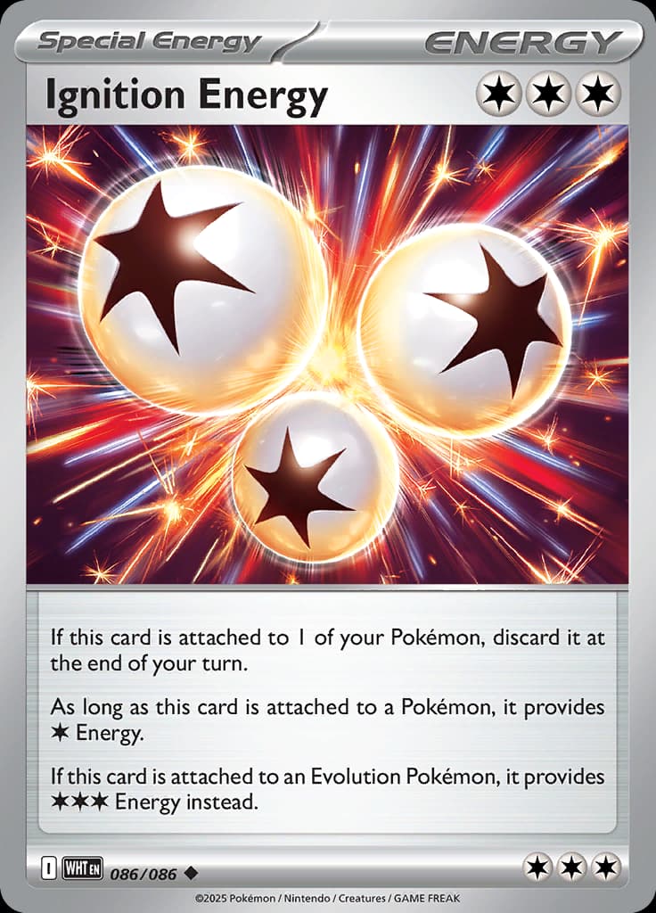 White Flare Pokemon card #086 - high resolution TCG trading card image