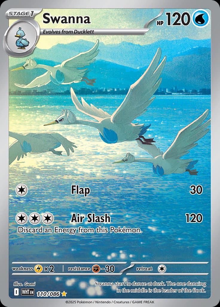 White Flare Pokemon card #110 - high resolution TCG trading card image