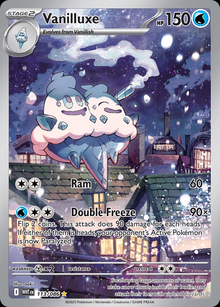 White Flare Pokemon card #113 - high resolution TCG trading card image