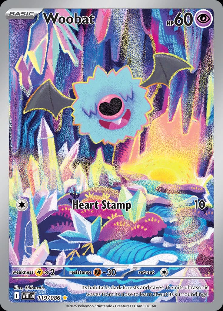 White Flare Pokemon card #119 - high resolution TCG trading card image