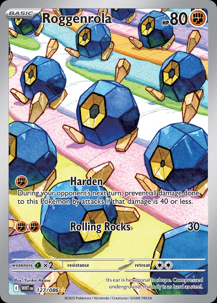 White Flare Pokemon card #127 - high resolution TCG trading card image