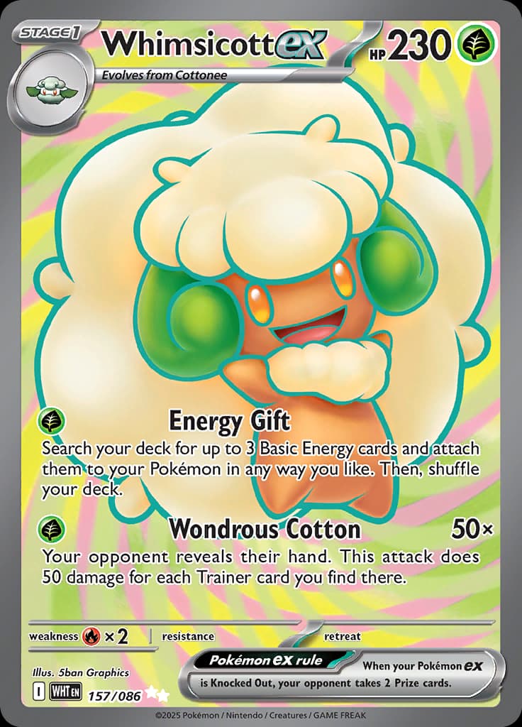 White Flare Pokemon card #157 - high resolution TCG trading card image