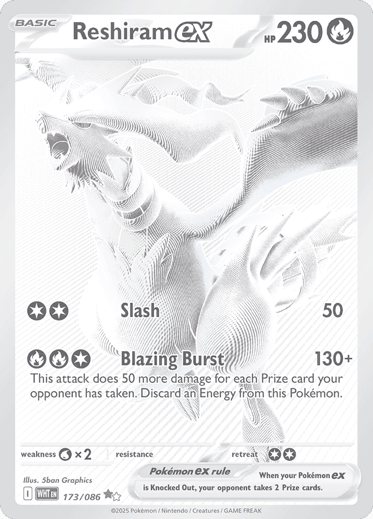 White Flare Pokemon card #173 - high resolution TCG trading card image