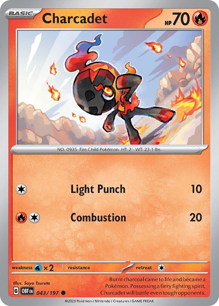 Obsidian Flames Pokemon card #043 - high resolution TCG trading card image