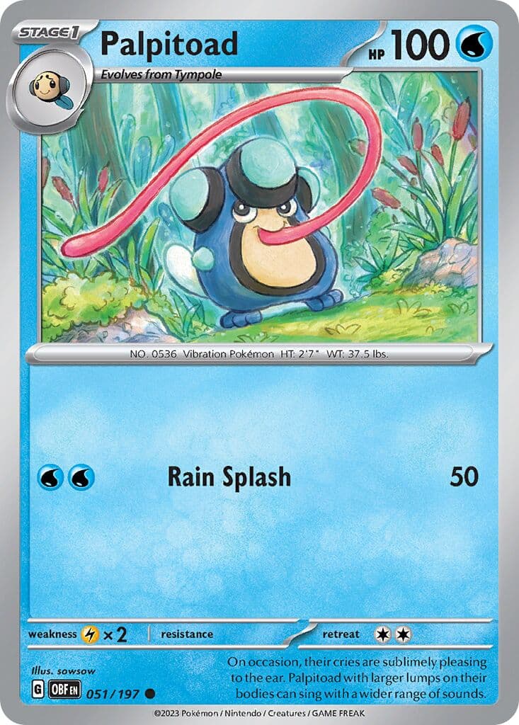 Obsidian Flames Pokemon card #051 - high resolution TCG trading card image