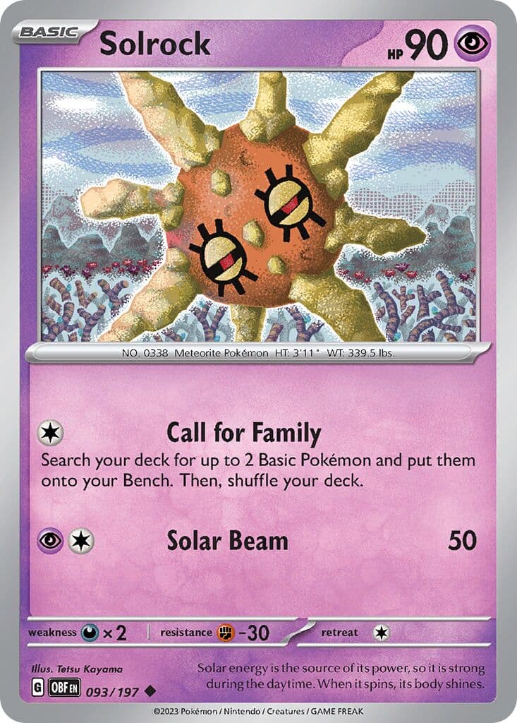 Obsidian Flames Pokemon card #093 - high resolution TCG trading card image